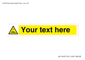 Custom Warning wind over tide conditions